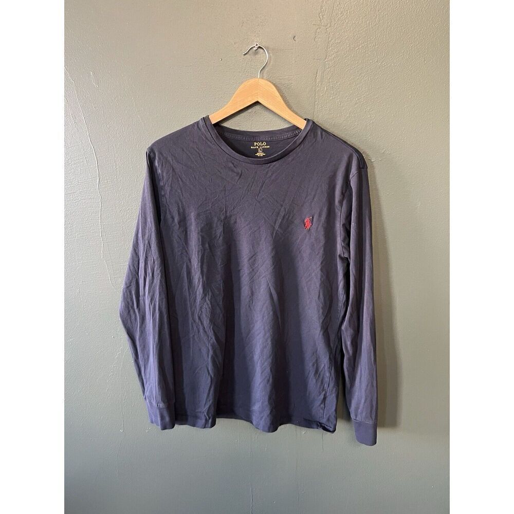 Polo Ralph Lauren Mens Black Long Sleeve T-shirt Size Large